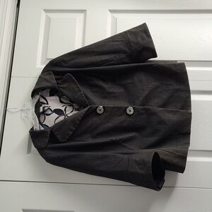 Studio 1940 Gray Blazer Jacket - Plus Size 18W - GUC